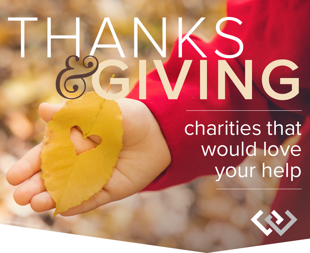 Thanks & Giving: Charities That Would Love Your Help